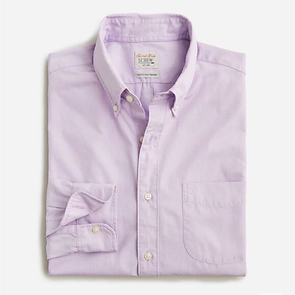 J. Crew Secret Wash cotton poplin shirt - Picture 1 of 5